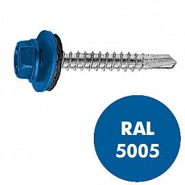 саморез кровельный 4,8х29 RAL5005 сигнально-синий