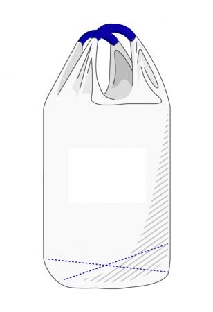 Биг-Бэг мешок 2 стропы открытый, низ звезда 75*75*140