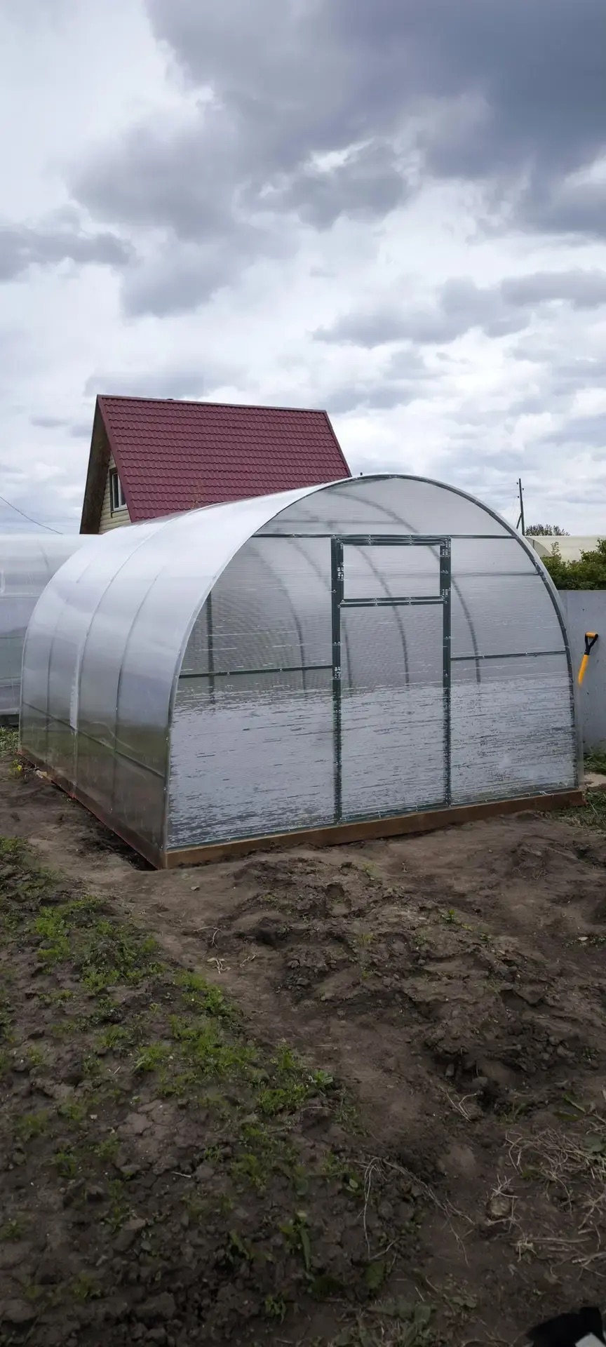 Теплица эко 20х20 двери-2, форточка-4, перемычек-5  3х4 оцин